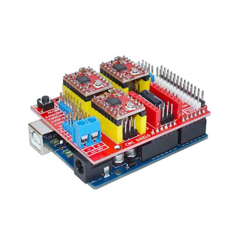 Arduino UNO With CNC Shield and DRV8825 Setup.